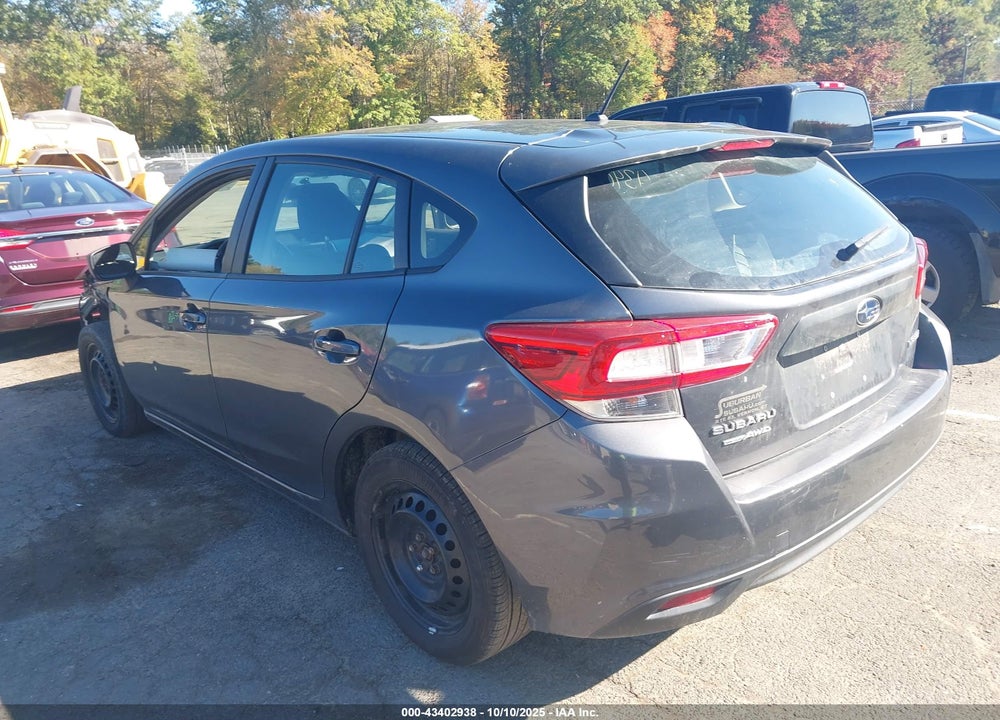 2019 SUBARU IMPREZA 2.0I VIN: 4S3GTAA6XK3708806