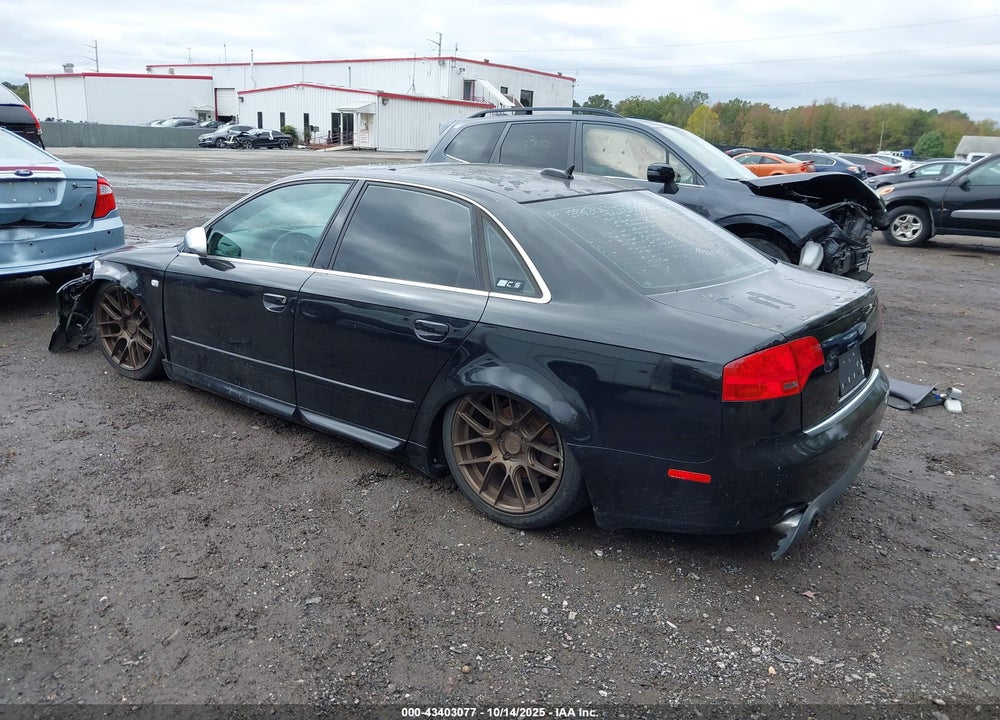 2005 AUDI A4 2.0T VIN: WAUDF68E65A483284