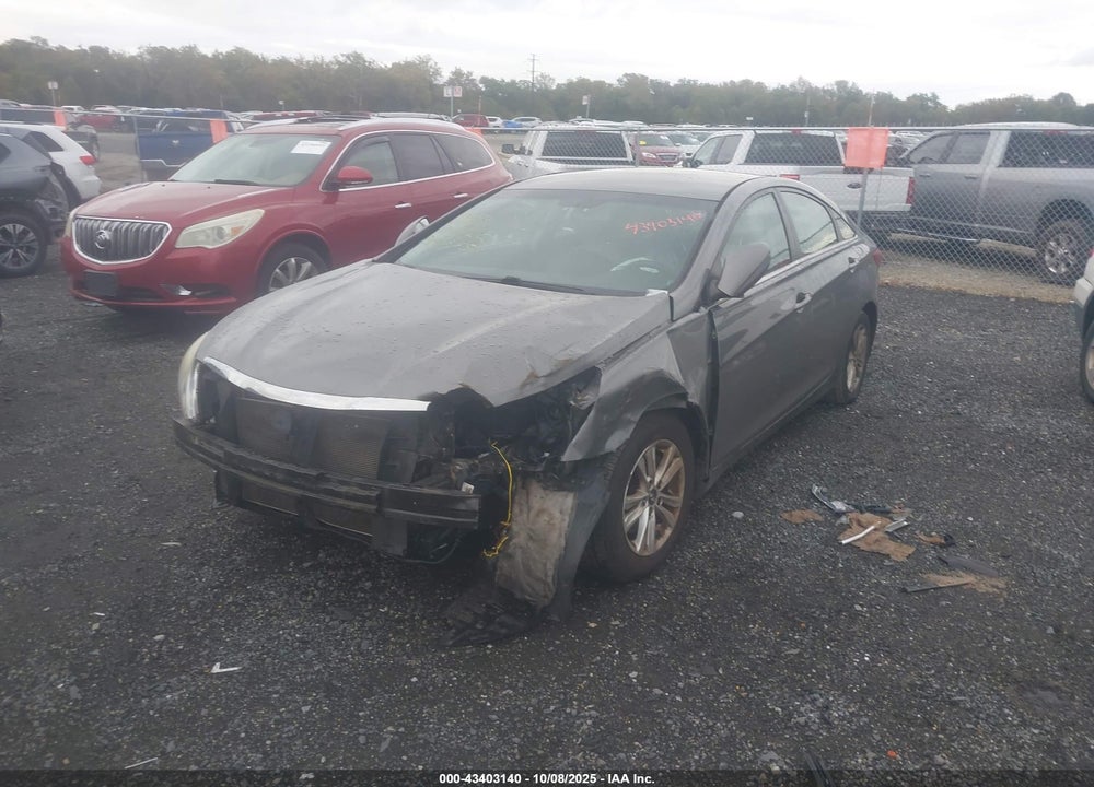 2013 HYUNDAI SONATA GLS VIN: 5NPEB4AC7DH761004