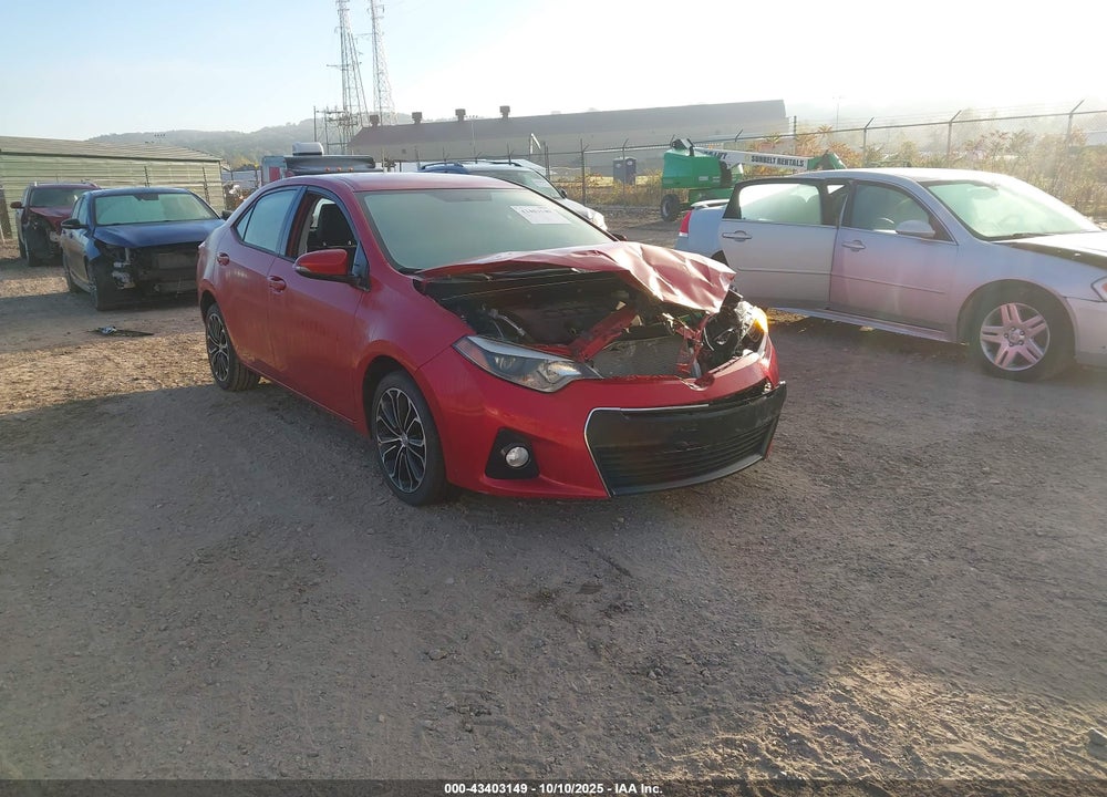 2016 TOYOTA COROLLA S PLUS VIN: 2T1BURHE3GC644481