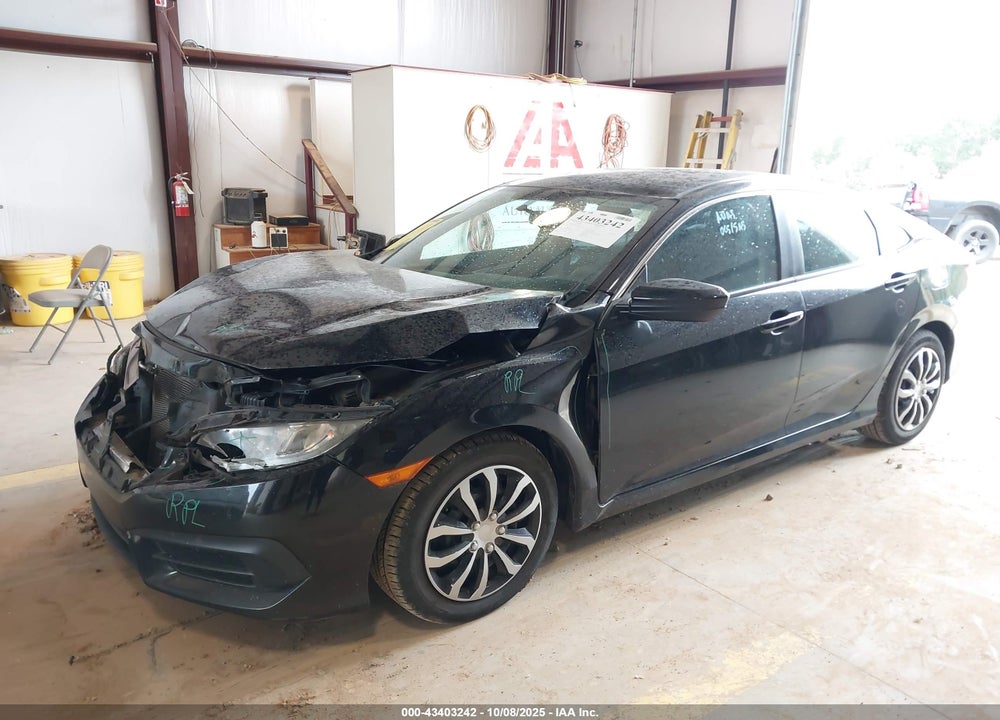 2018 HONDA CIVIC LX VIN: 19XFC2F54JE024410