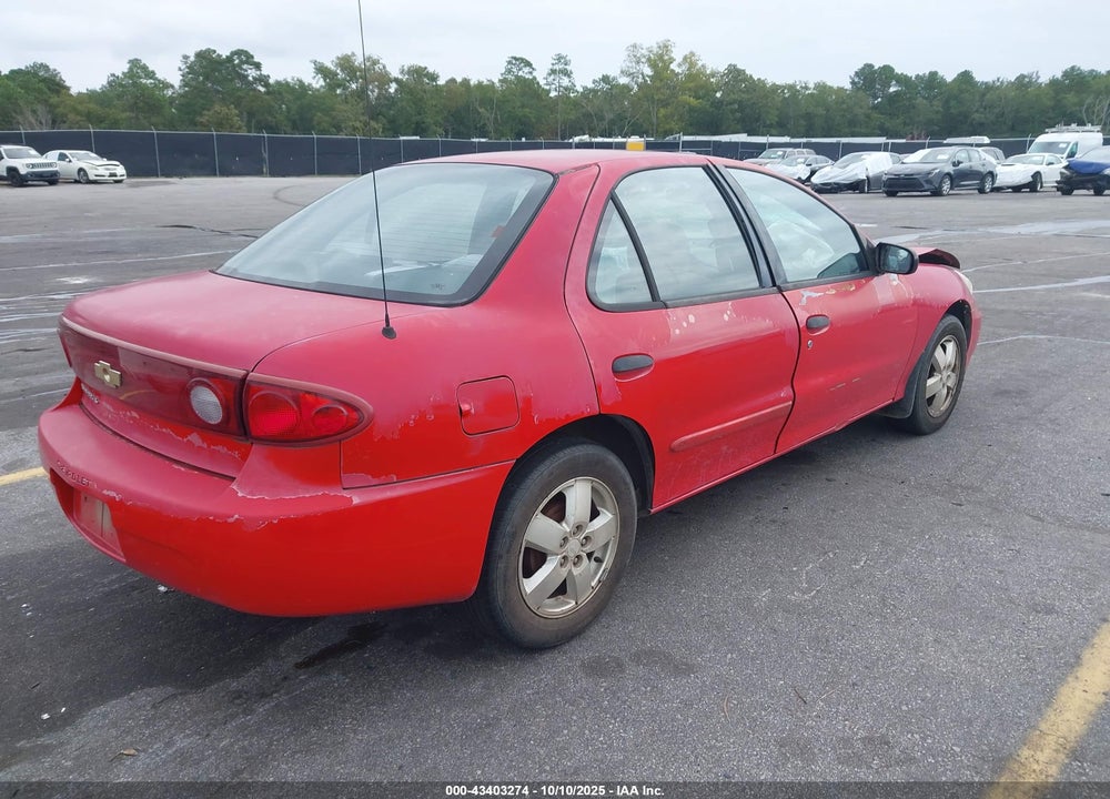 2004 CHEVROLET CAVALIER VIN: 1G1JF52F447196323