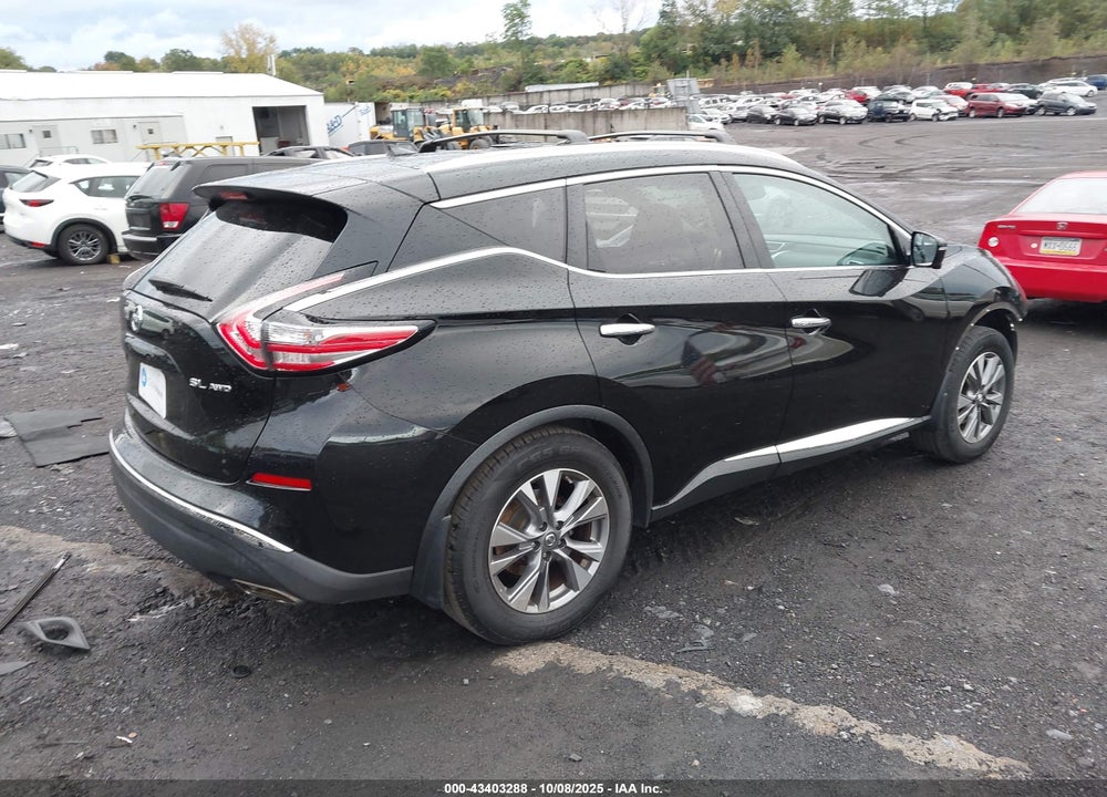 2015 NISSAN MURANO SL VIN: 5N1AZ2MH3FN273821