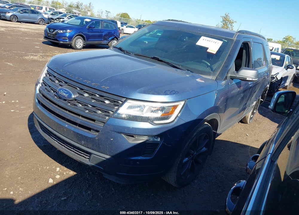2018 FORD EXPLORER XLT VIN: 1FM5K8D87JGC25485