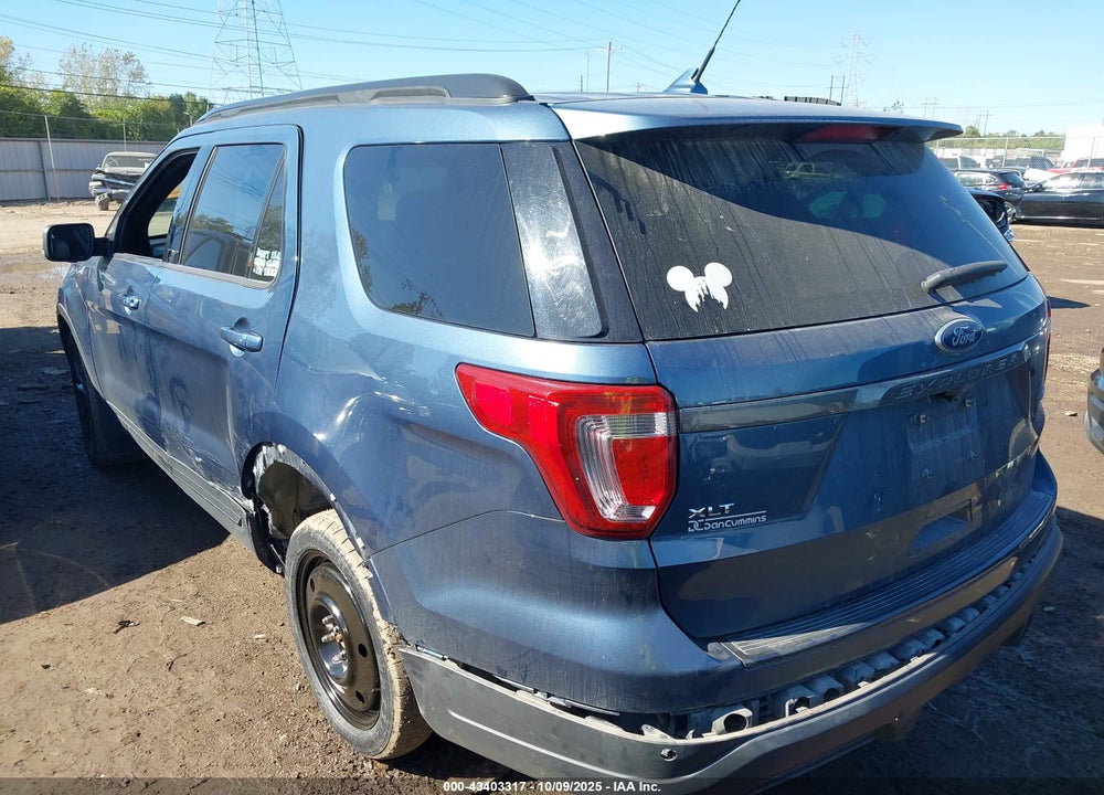 2018 FORD EXPLORER XLT VIN: 1FM5K8D87JGC25485