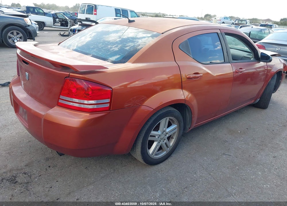 2008 DODGE AVENGER VIN: 1B3LC56R08N155347