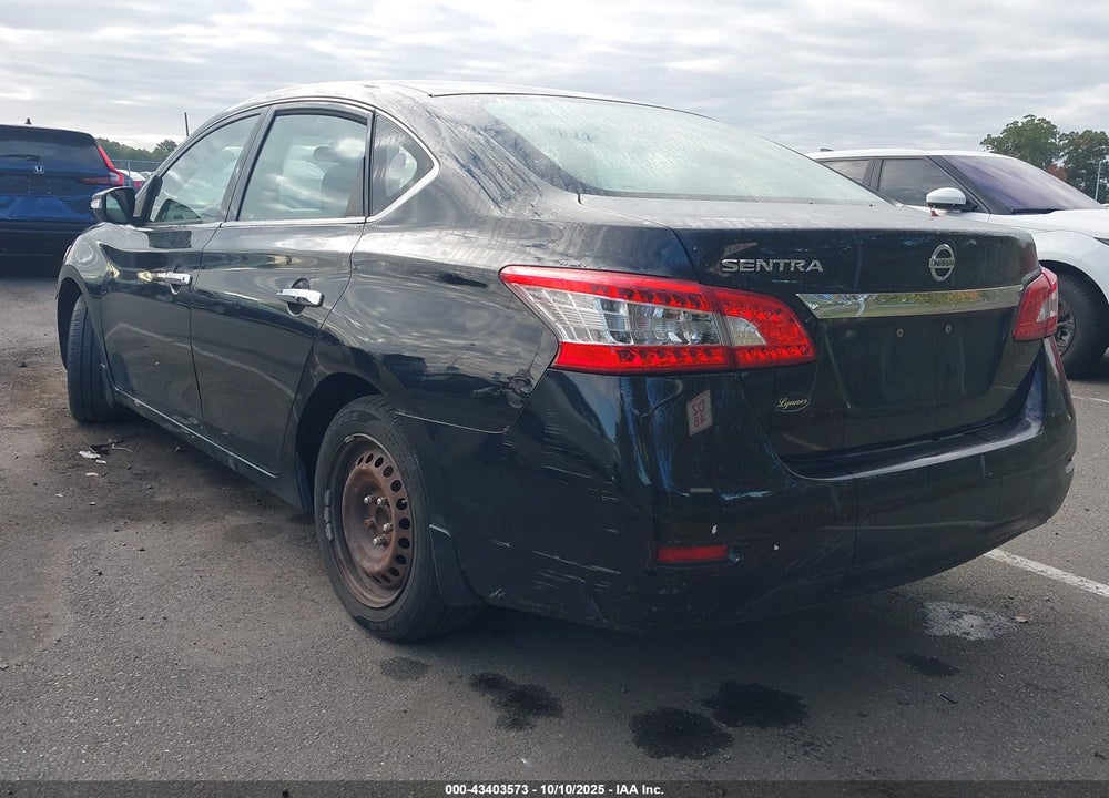 2015 NISSAN SENTRA S VIN: 3N1AB7AP0FY339670