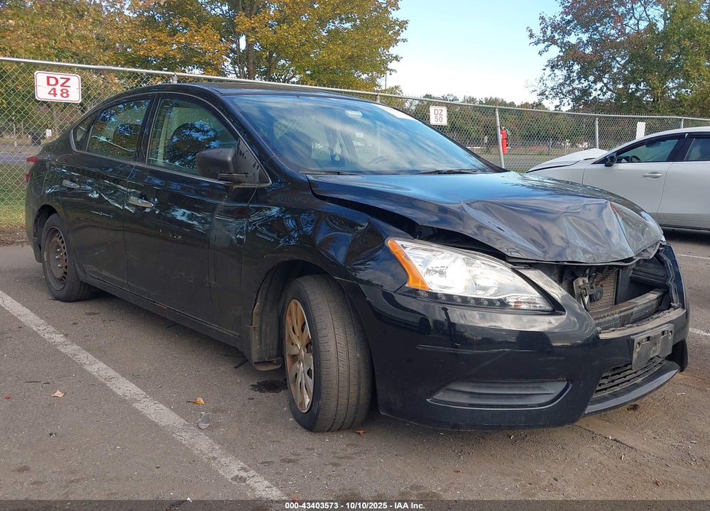 2015 NISSAN SENTRA S VIN: 3N1AB7AP0FY339670