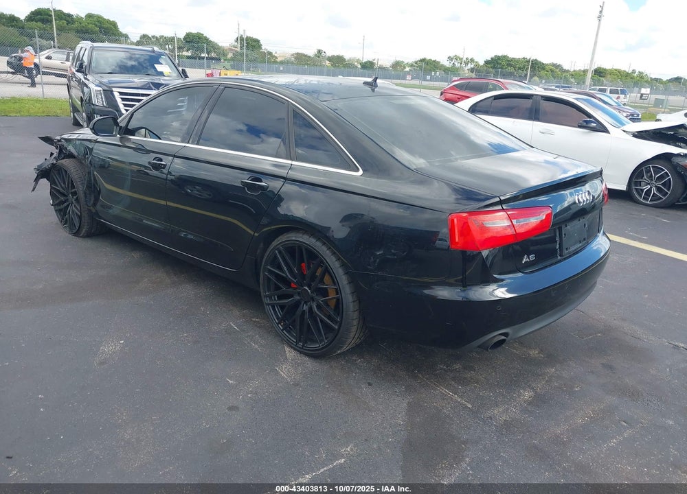 2013 AUDI A6 2.0T PREMIUM VIN: WAUGFAFC1DN012071