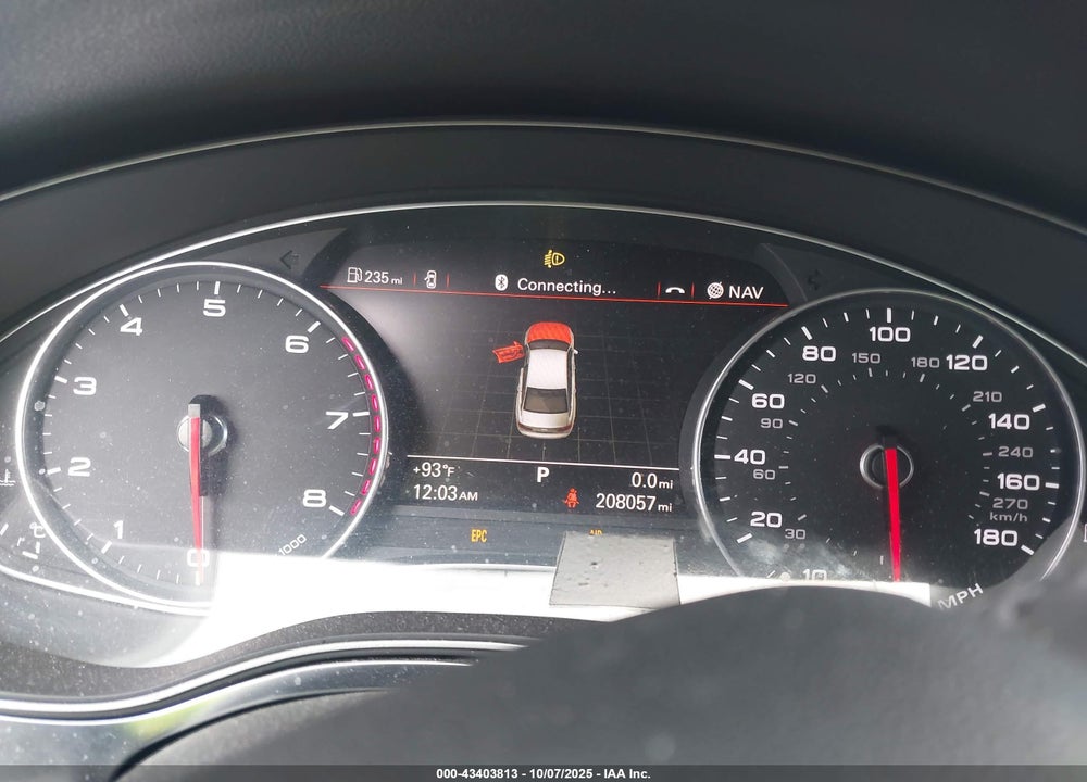 2013 AUDI A6 2.0T PREMIUM VIN: WAUGFAFC1DN012071