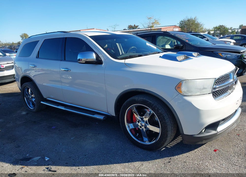 2012 DODGE DURANGO CREW VIN: 1C4SDHDT0CC186965