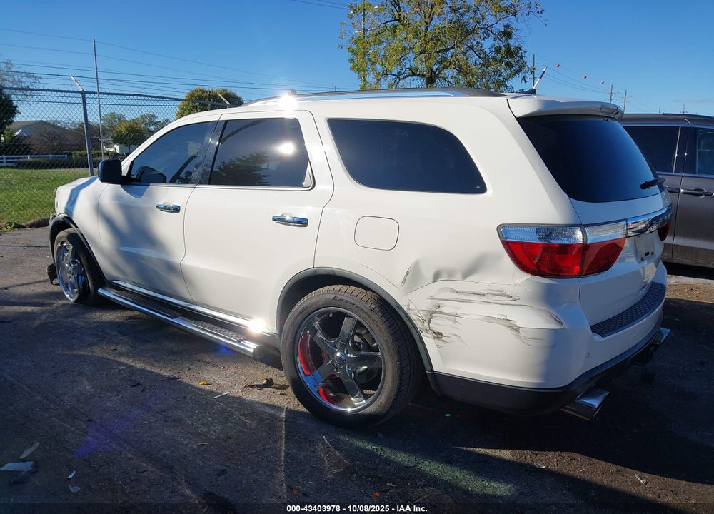 2012 DODGE DURANGO CREW VIN: 1C4SDHDT0CC186965