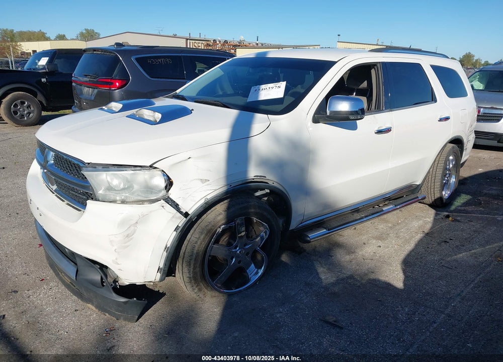 2012 DODGE DURANGO CREW VIN: 1C4SDHDT0CC186965