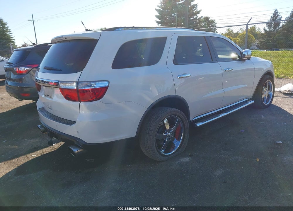 2012 DODGE DURANGO CREW VIN: 1C4SDHDT0CC186965