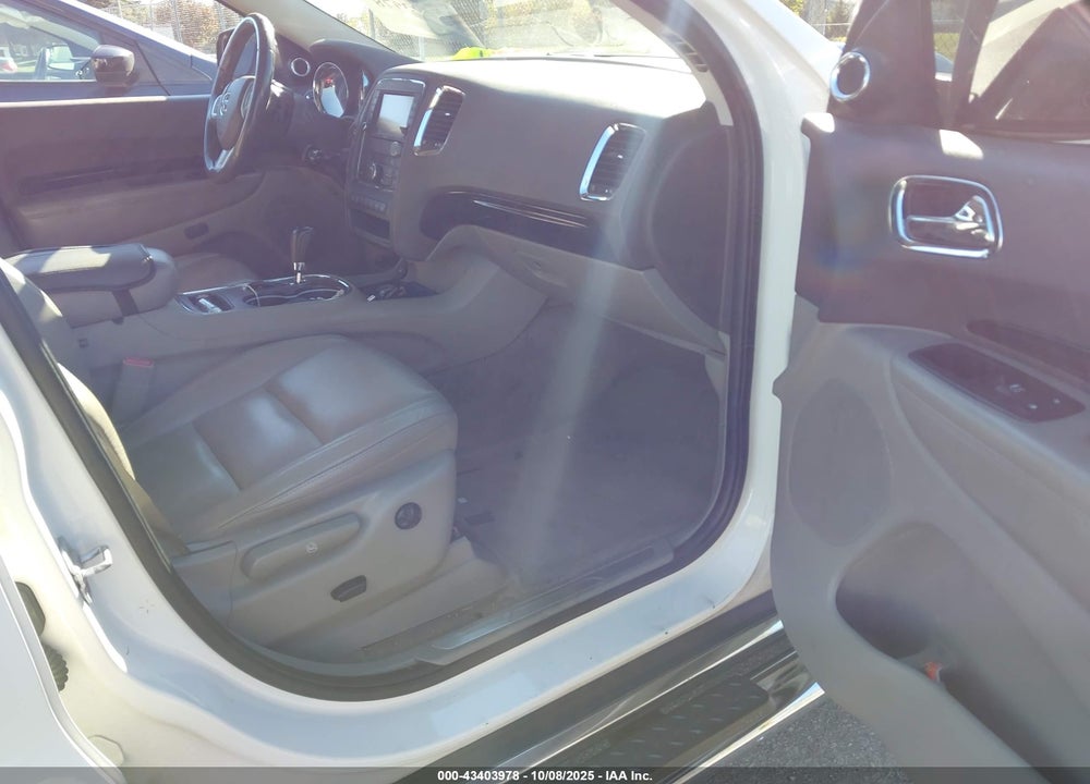 2012 DODGE DURANGO CREW VIN: 1C4SDHDT0CC186965