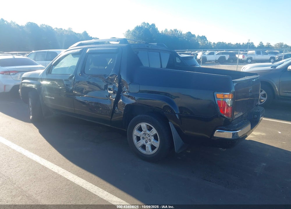 2007 HONDA RIDGELINE RTL VIN: 2HJYK16517H523874