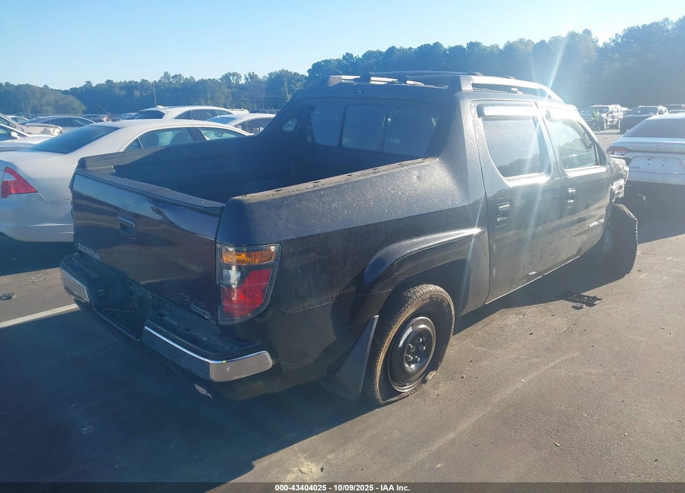 2007 HONDA RIDGELINE RTL VIN: 2HJYK16517H523874