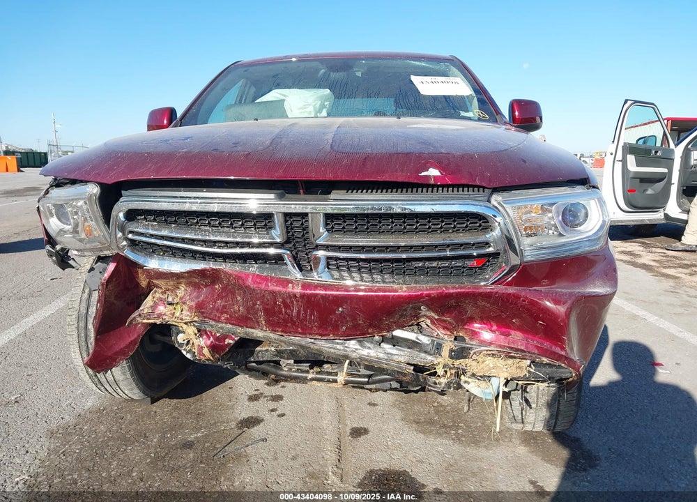 2016 DODGE DURANGO VIN: 1C4RDJAG7GC363093