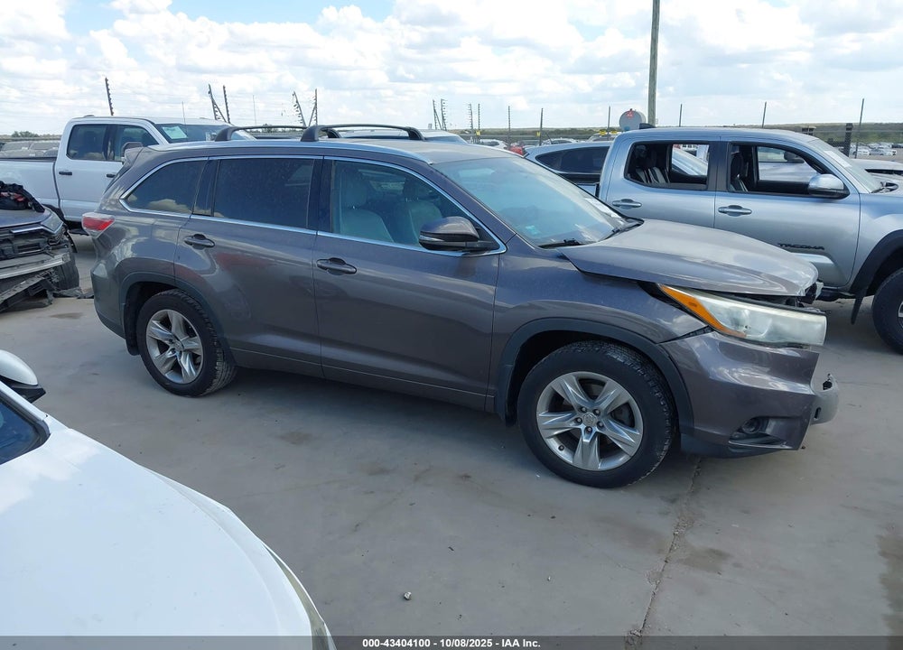 2015 TOYOTA HIGHLANDER LIMITED V6 VIN: 5TDDKRFH2FS087726