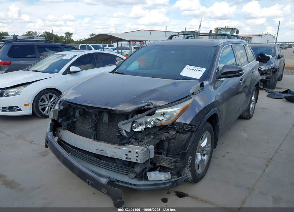 2015 TOYOTA HIGHLANDER LIMITED V6 VIN: 5TDDKRFH2FS087726