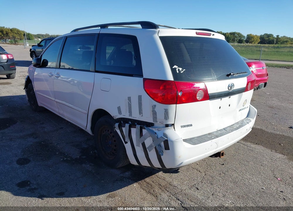 2008 TOYOTA SIENNA CE VIN: 5TDZK23C38S156710