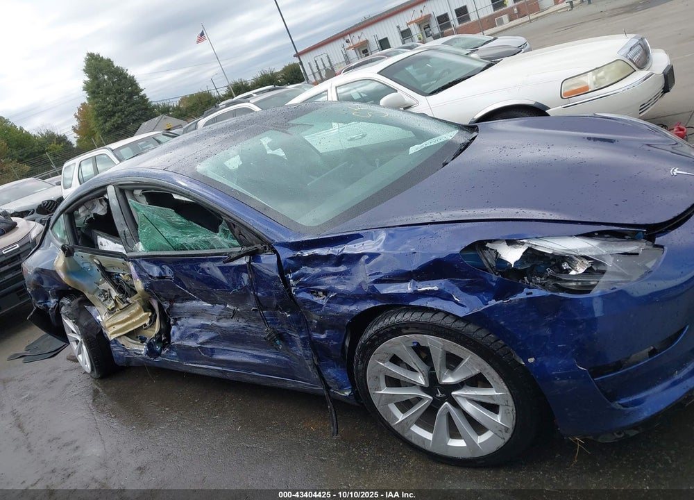 2022 TESLA MODEL 3 REAR-WHEEL DRIVE VIN: 5YJ3E1EA0NF370475