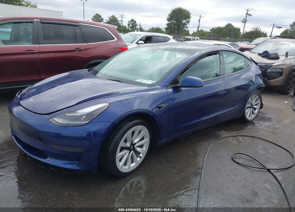 2022 TESLA MODEL 3 REAR-WHEEL DRIVE VIN: 5YJ3E1EA0NF370475