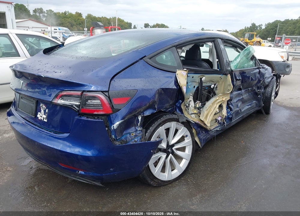 2022 TESLA MODEL 3 REAR-WHEEL DRIVE VIN: 5YJ3E1EA0NF370475