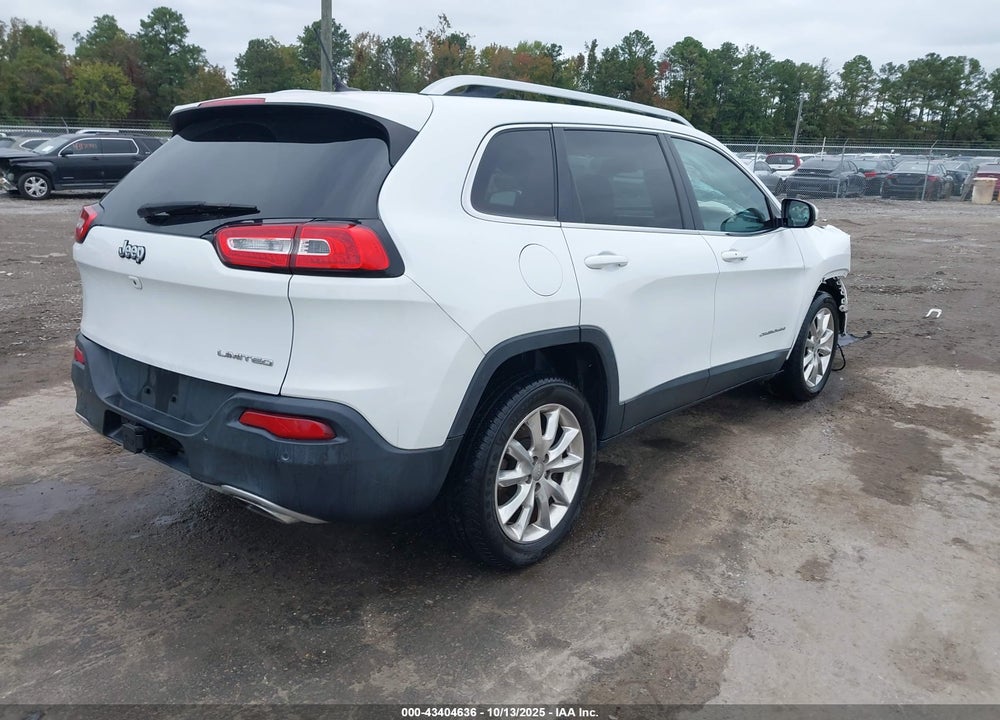2015 JEEP CHEROKEE LIMITED VIN: 1C4PJLDS6FW531010