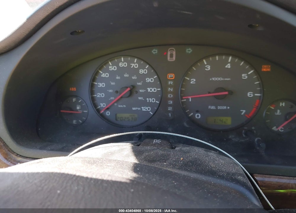 2000 SUBARU OUTBACK VIN: 4S3BH6653Y7654596