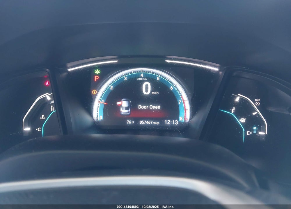 2019 HONDA CIVIC VIN: 19XFC2F69KE207733