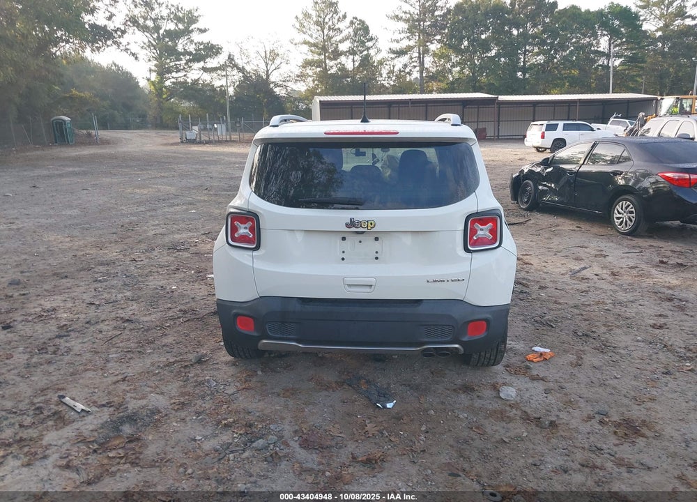 2018 JEEP RENEGADE LIMITED FWD VIN: ZACCJADB7JPH26199