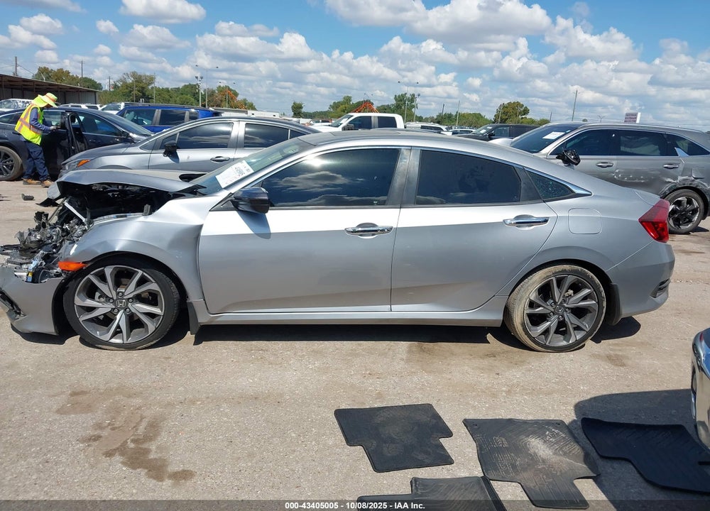 2019 HONDA CIVIC TOURING VIN: JHMFC1F96KX005757