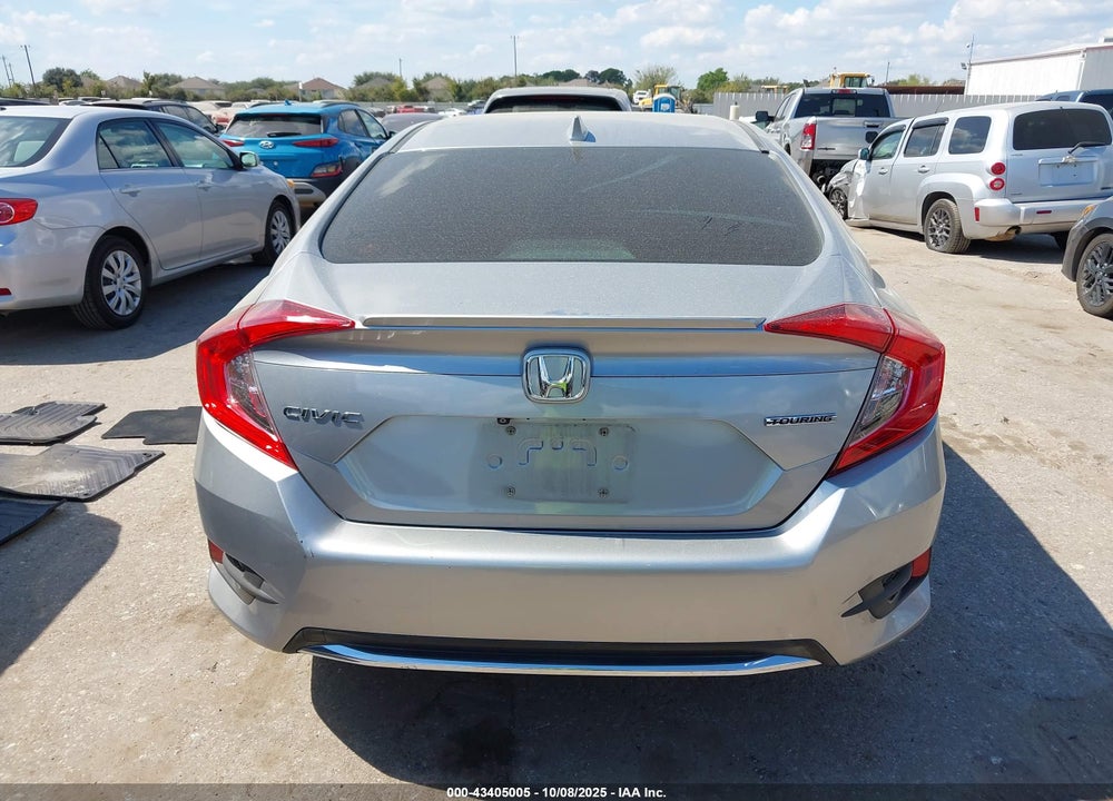 2019 HONDA CIVIC TOURING VIN: JHMFC1F96KX005757
