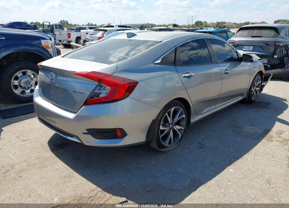 2019 HONDA CIVIC TOURING VIN: JHMFC1F96KX005757
