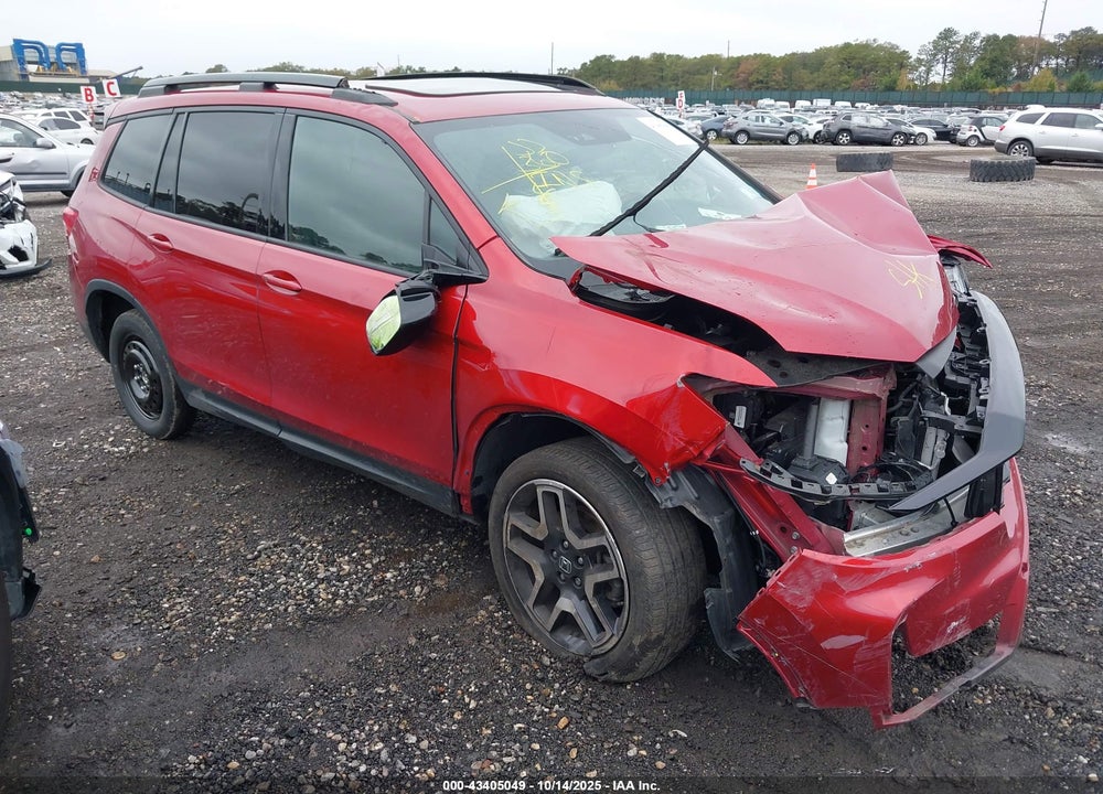 2022 HONDA PASSPORT AWD ELITE VIN: 5FNYF8H04NB022905