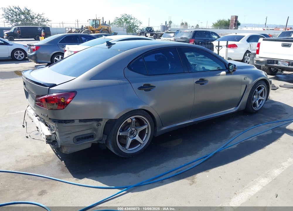 2009 LEXUS IS F VIN: JTHBP262X95005858