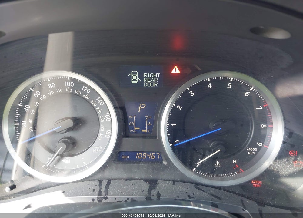 2009 LEXUS IS F VIN: JTHBP262X95005858