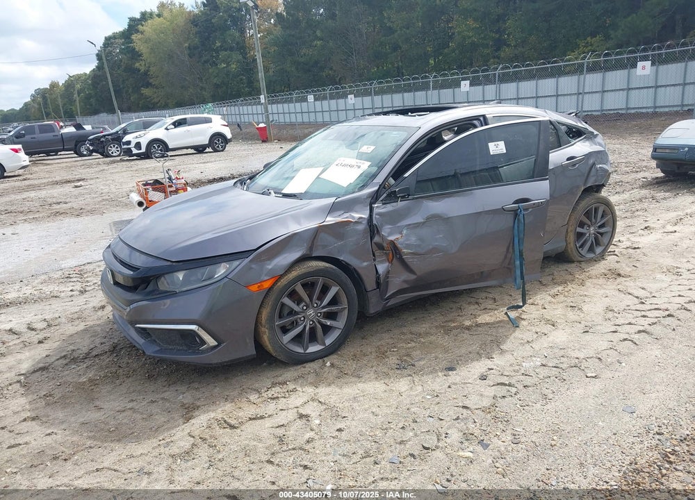 2020 HONDA CIVIC EX-L VIN: 19XFC1F7XLE203677