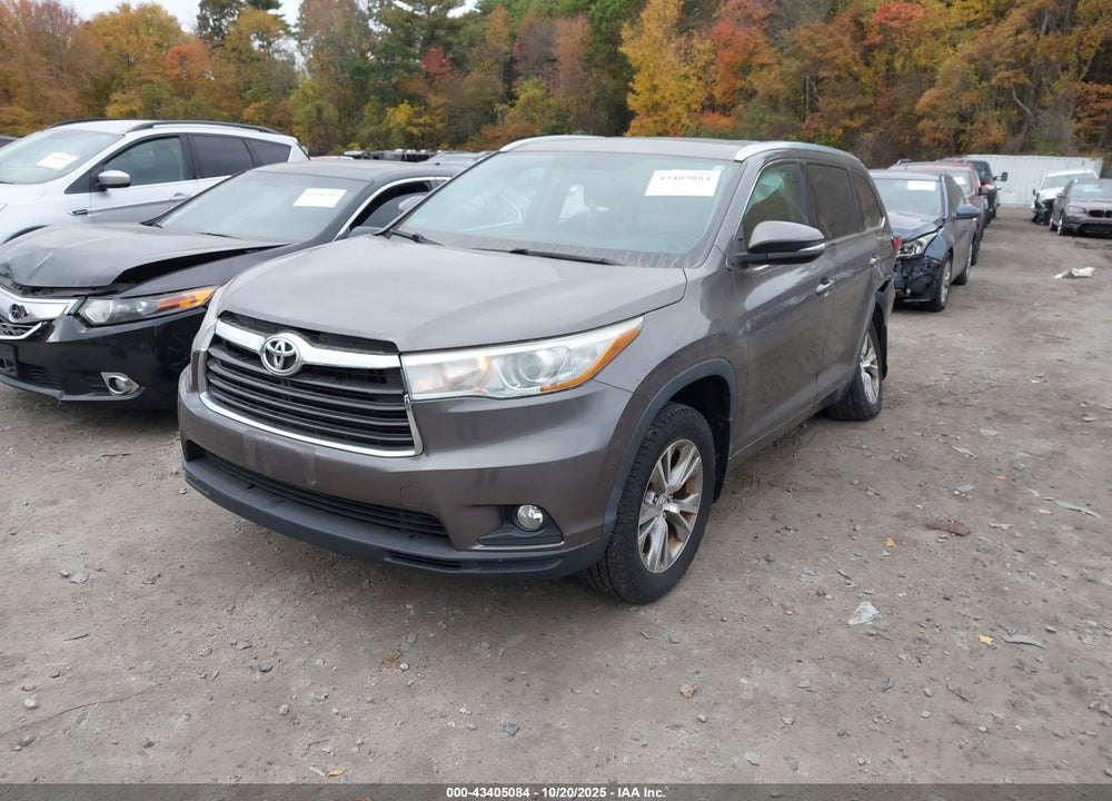 2015 TOYOTA HIGHLANDER VIN: 5TDJKRFH3FS201297