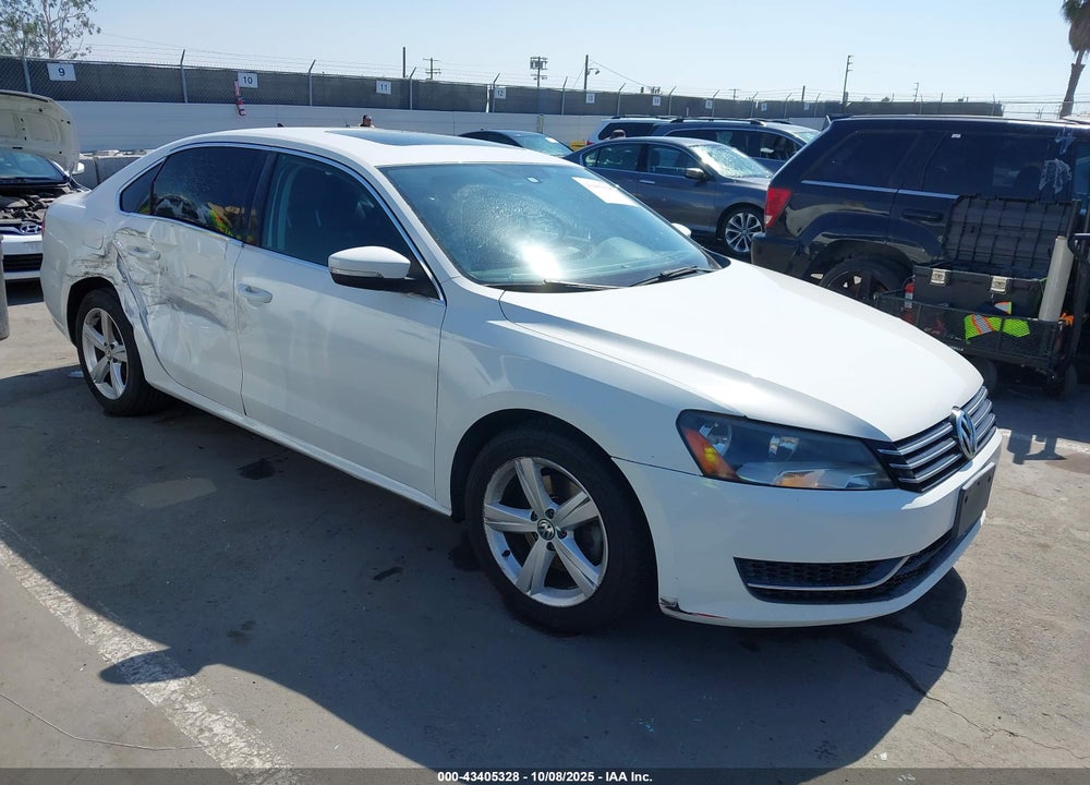 2013 VOLKSWAGEN PASSAT 2.5L SE VIN: 1VWBP7A36DC126418