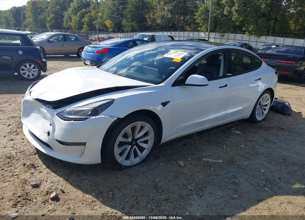 2021 TESLA MODEL 3 STANDARD RANGE PLUS REAR-WHEEL DRIVE VIN: 5YJ3E1EA0MF908316
