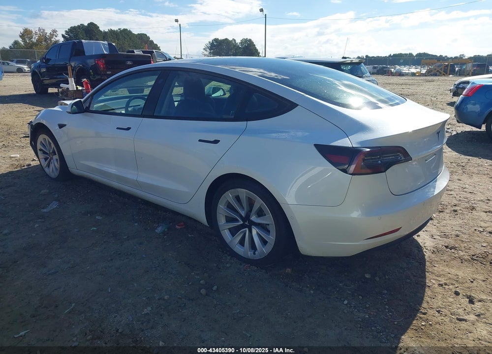 2021 TESLA MODEL 3 STANDARD RANGE PLUS REAR-WHEEL DRIVE VIN: 5YJ3E1EA0MF908316