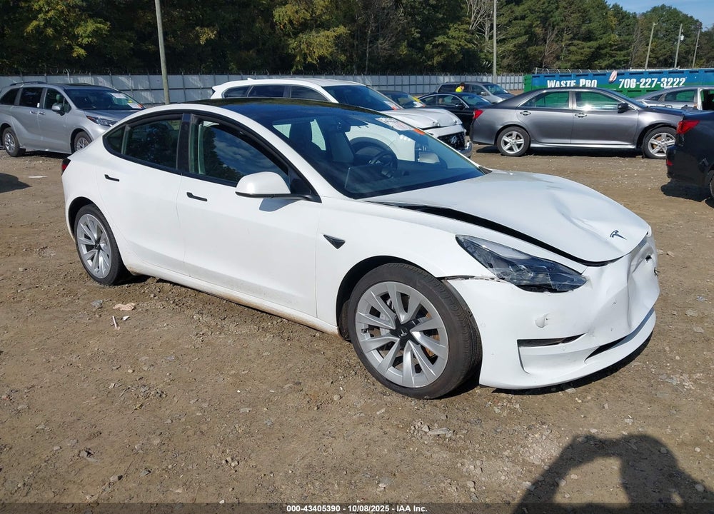 2021 TESLA MODEL 3 STANDARD RANGE PLUS REAR-WHEEL DRIVE VIN: 5YJ3E1EA0MF908316