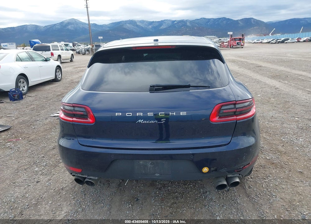 2017 PORSCHE MACAN S VIN: WP1AB2A57HLB12338
