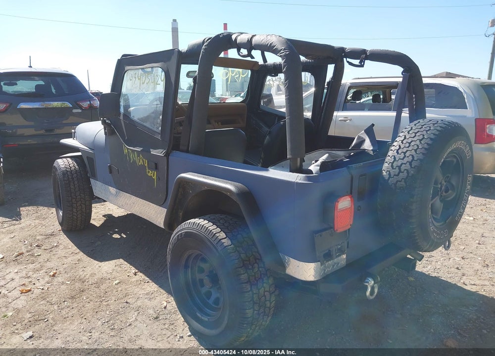 1995 JEEP WRANGLER / YJ S/RIO GRANDE VIN: 1J4FY19P9SP303808