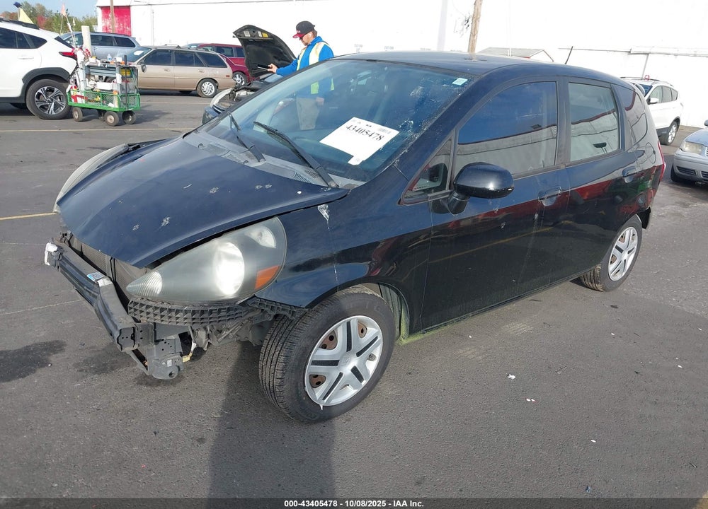 2007 HONDA FIT VIN: JHMGD38437S063800
