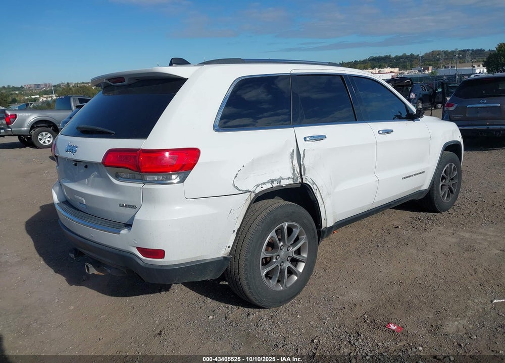2016 JEEP GRAND CHEROKEE LIMITED VIN: 1C4RJFBG5GC381628