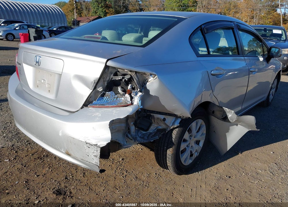 2012 HONDA CIVIC LX VIN: 19XFB2F58CE355545