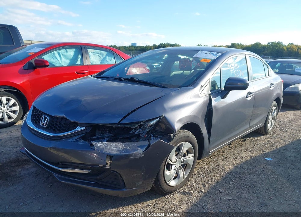 2014 HONDA CIVIC VIN: 19XFB2F5XEE007183